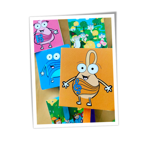 Piruletas para los niños más pequeños del Mago diapasón