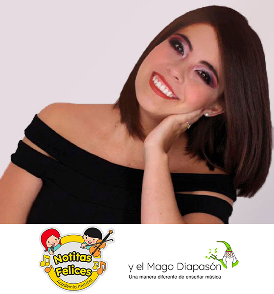 Liliana Cervantes, cantante y profesora de música en niños pequeños