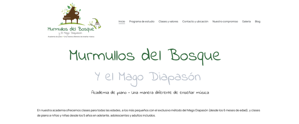 Academia Murmullos del Bosque y el Mago Diapasón